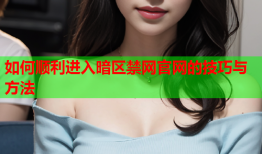 如何顺利进入暗区禁网官网的技巧与方法