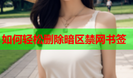 如何轻松删除暗区禁网书签