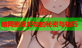 暗网删除好友的秘密与技巧