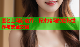 匿名上网新选择：探索暗网的隐秘世界与安全交易