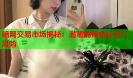 暗网交易市场揭秘：潜藏的黑色经济与风险