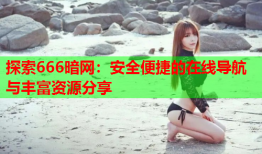 探索666暗网：安全便捷的在线导航与丰富资源分享