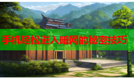 手机轻松进入暗网的秘密技巧