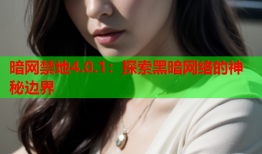 暗网禁地4.0.1：探索黑暗网络的神秘边界