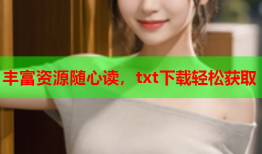 丰富资源随心读，txt下载轻松获取