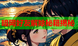 暗网好友解除秘籍揭秘