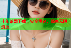 十年暗网下载：安全匿名，畅享无限资源