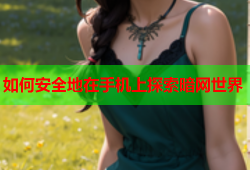 如何安全地在手机上探索暗网世界