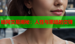 暗网交易揭秘：人性与黑暗的交锋