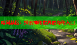 暗网禁区：探索神秘世界的隐秘入口