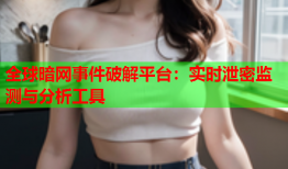 全球暗网事件破解平台：实时泄密监测与分析工具