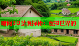 暗网3D禁漫探秘：虚拟世界的