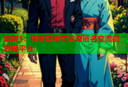 暗网1：探索隐秘交易与匿名交流的终极平台