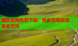 暗区禁网免费下载：畅享无限资源，安全无忧