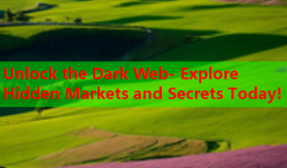 Unlock the Dark Web- Explore Hidden Markets and Secrets Today!