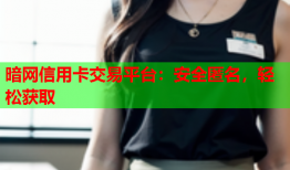 暗网信用卡交易平台：安全匿名，轻松获取