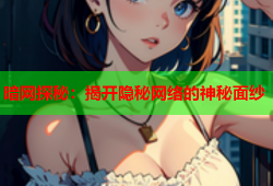 暗网探秘：揭开隐秘网络的神秘面纱