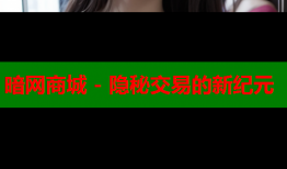 暗网商城 - 隐秘交易的新纪元