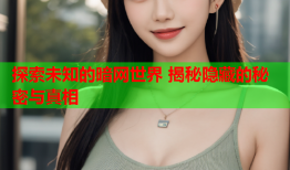 探索未知的暗网世界 揭秘隐藏的秘密与真相