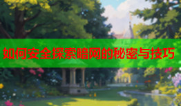 如何安全探索暗网的秘密与技巧