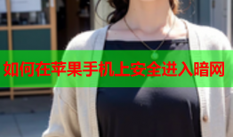 如何在苹果手机上安全进入暗网