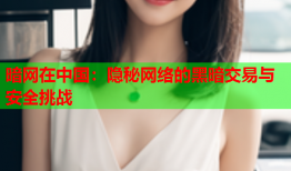 暗网在中国：隐秘网络的黑暗交易与安全挑战