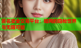 匿名安全交易平台：暗网的隐秘世界与无限可能