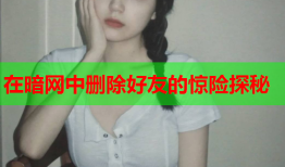 在暗网中删除好友的惊险探秘