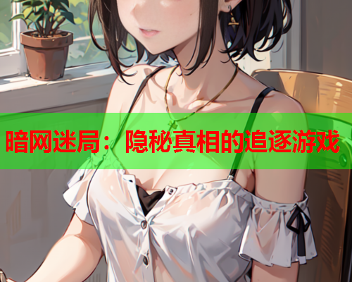 暗网迷局：隐秘真相的追逐游戏