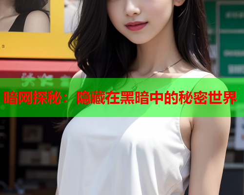 暗网探秘：隐藏在黑暗中的秘密世界