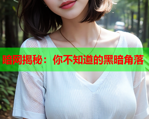 暗网揭秘：你不知道的黑暗角落