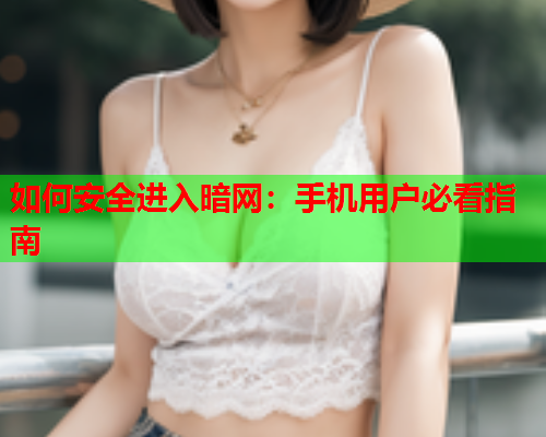 如何安全进入暗网：手机用户必看指南