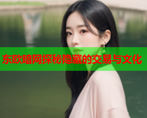 东欧暗网探秘隐藏的交易与文化