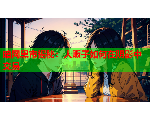 暗网黑市揭秘：人贩子如何在阴影中交易