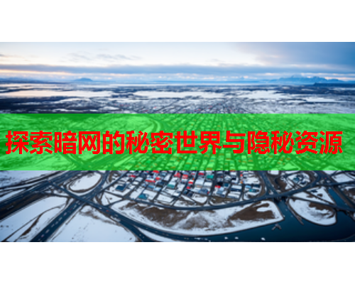 探索暗网的秘密世界与隐秘资源