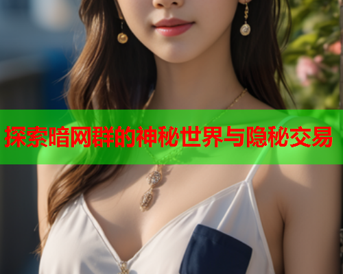 探索暗网群的神秘世界与隐秘交易