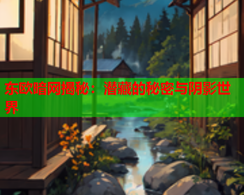东欧暗网揭秘：潜藏的秘密与阴影世界
