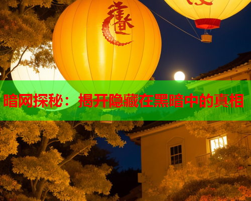 暗网探秘：揭开隐藏在黑暗中的真相