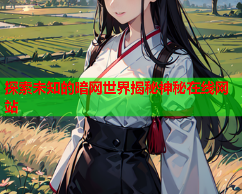 探索未知的暗网世界揭秘神秘在线网站