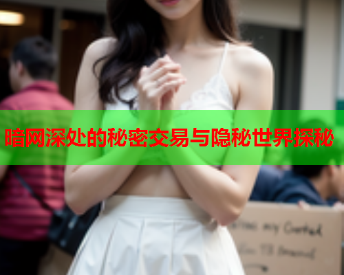 暗网深处的秘密交易与隐秘世界探秘