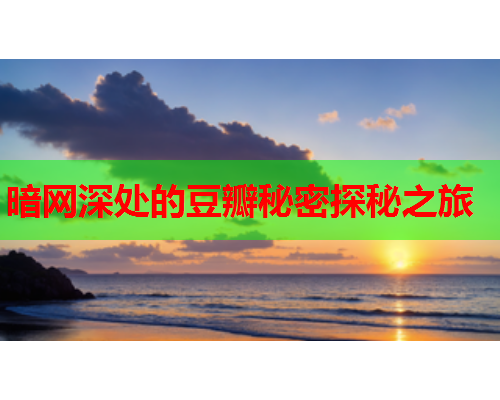 暗网深处的豆瓣秘密探秘之旅