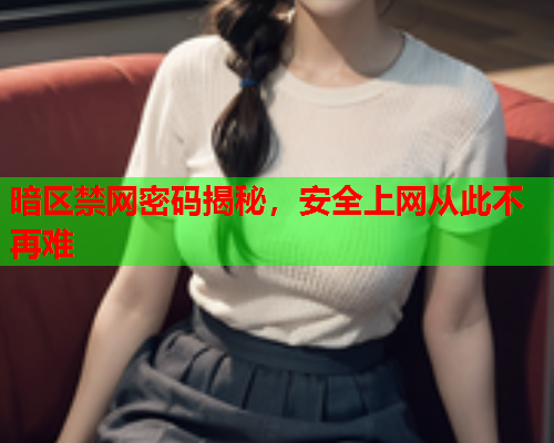 暗区禁网密码揭秘，安全上网从此不再难