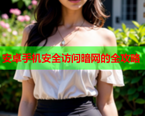 安卓手机安全访问暗网的全攻略