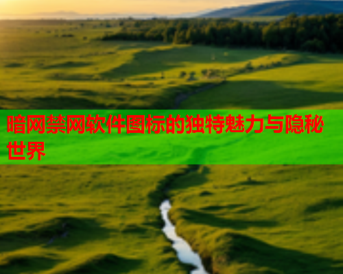 暗网禁网软件图标的独特魅力与隐秘世界