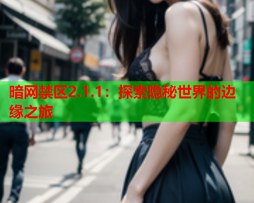 暗网禁区2.1.1：探索隐秘世界的边缘之旅