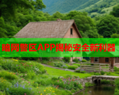 暗网警区APP揭秘安全新利器