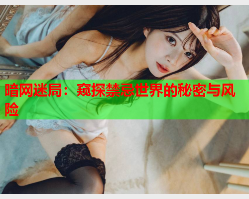 暗网迷局：窥探禁忌世界的秘密与风险