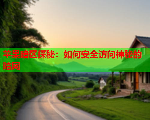 苹果暗区探秘：如何安全访问神秘的暗网