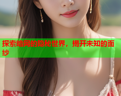 探索暗网的隐秘世界，揭开未知的面纱