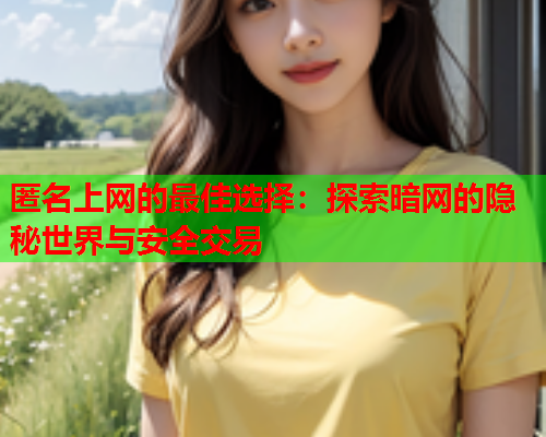 匿名上网的最佳选择：探索暗网的隐秘世界与安全交易